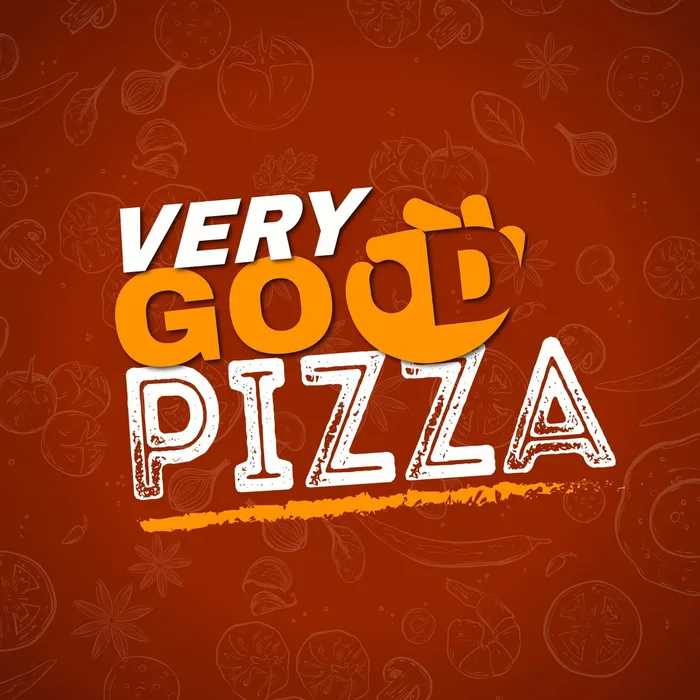 Logotipo de Very Good Pizza, marca protegida con Legalmente Luli